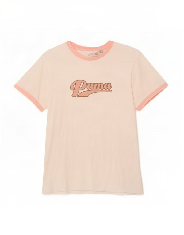 Женская футболка с рисунком Puma Top UK 14, средний белый