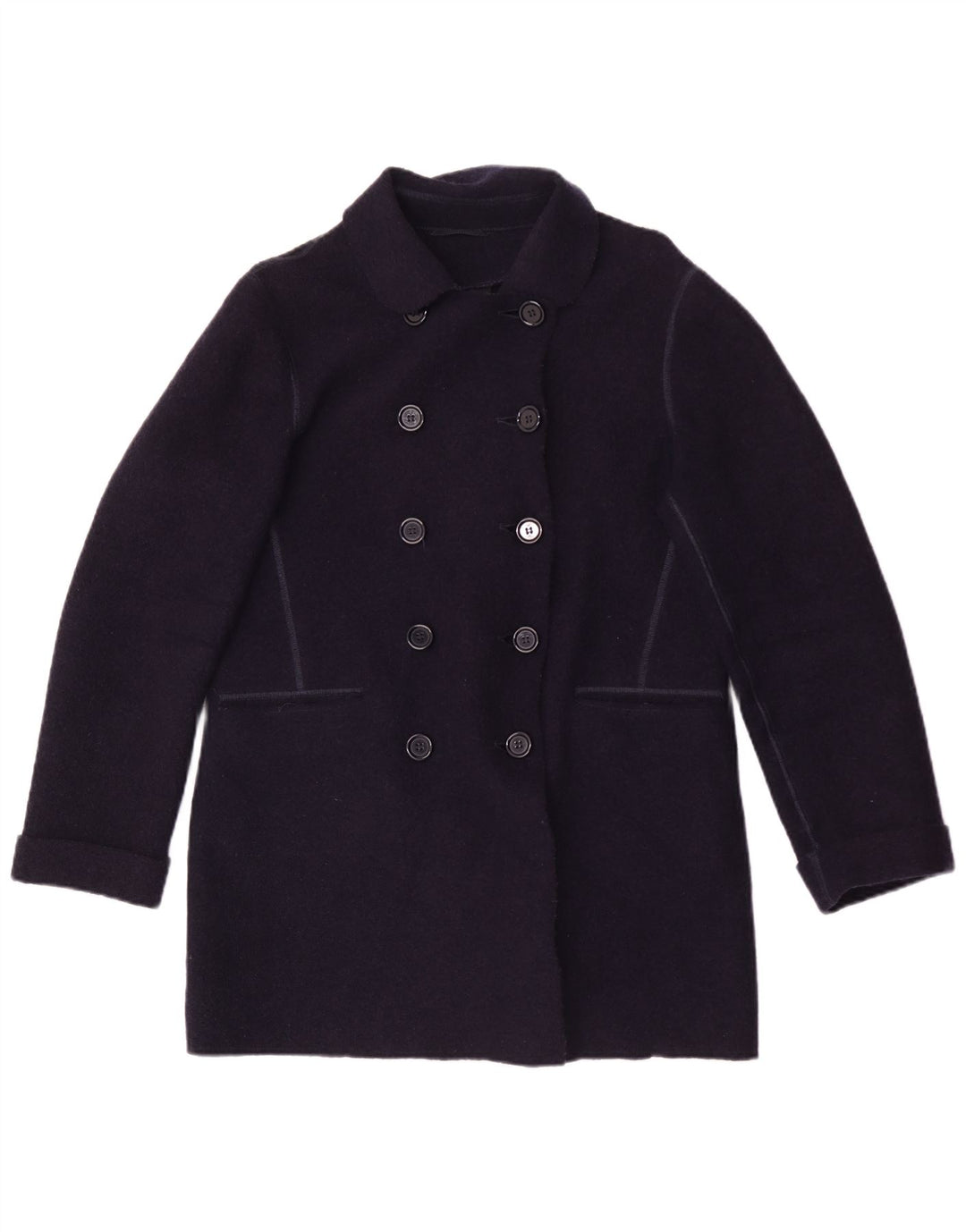 Женское полупальто Aspesi IT 42 Medium Navy Blue Wool
