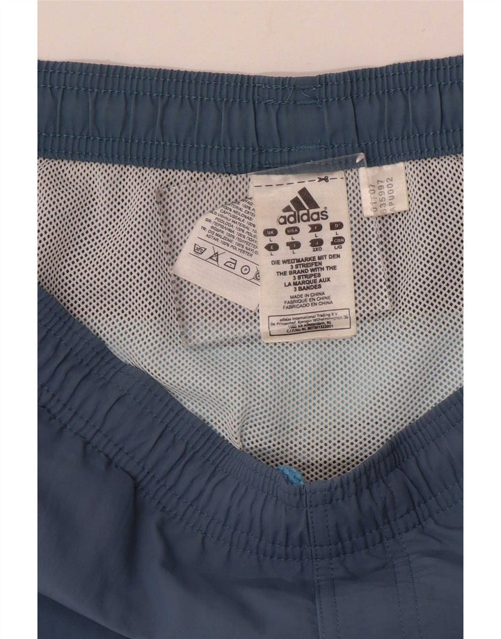 Мужские спортивные шорты Adidas, большие синие, полиэстер
