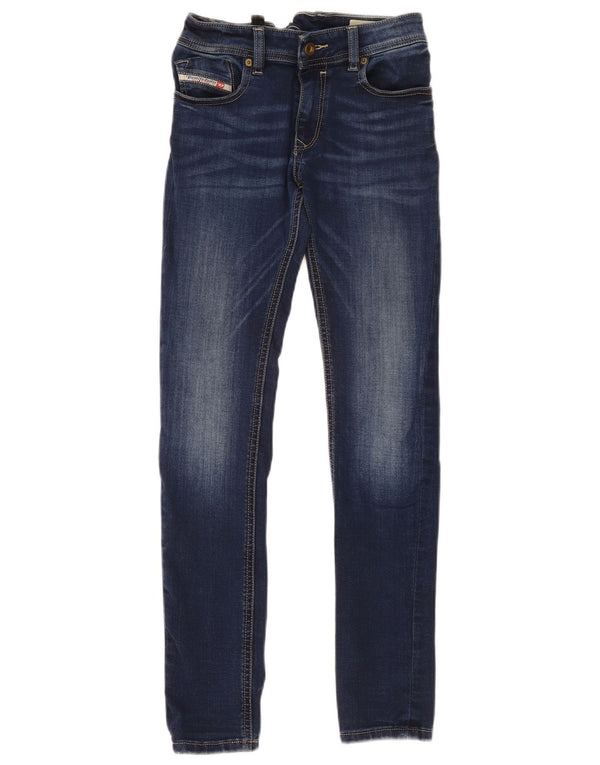 Джинсы Diesel Sleenker Slim Skinny для мальчиков 11–12 лет W26 L29 Темно-синие