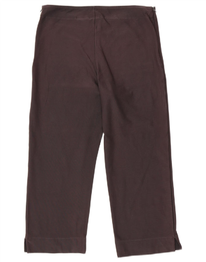 Женские спортивные брюки-капри NIKE Dri Fit, Великобритания, 12/14, большие серые, хлопковые