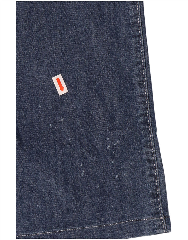 TRUSSARDI Womens Straight Jeans W29 L28 Blue Cotton