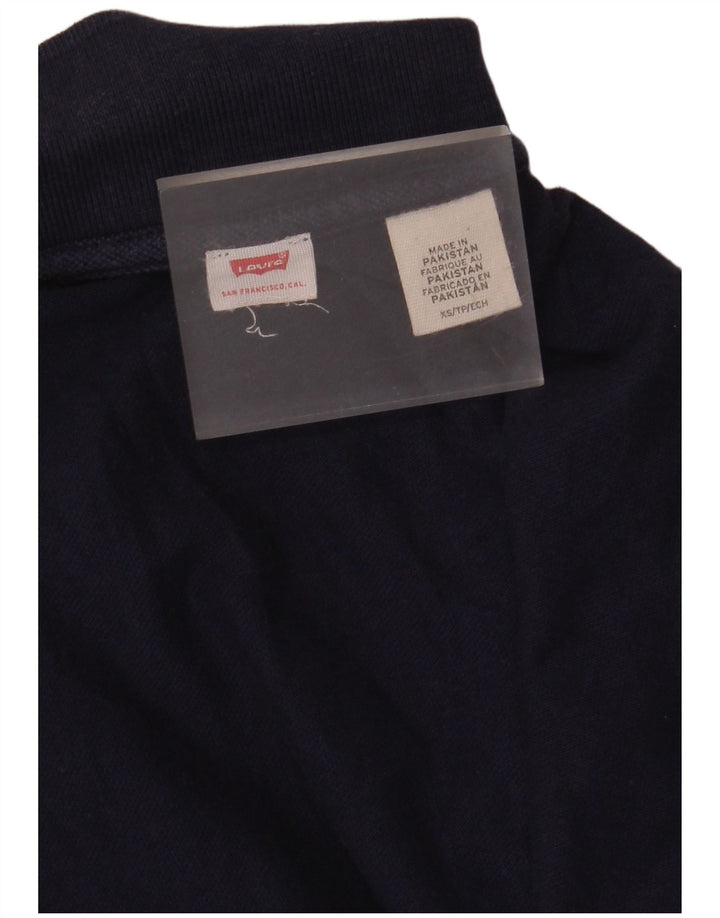 Женская рубашка-поло LEVI'S UK 6 XS Темно-синяя