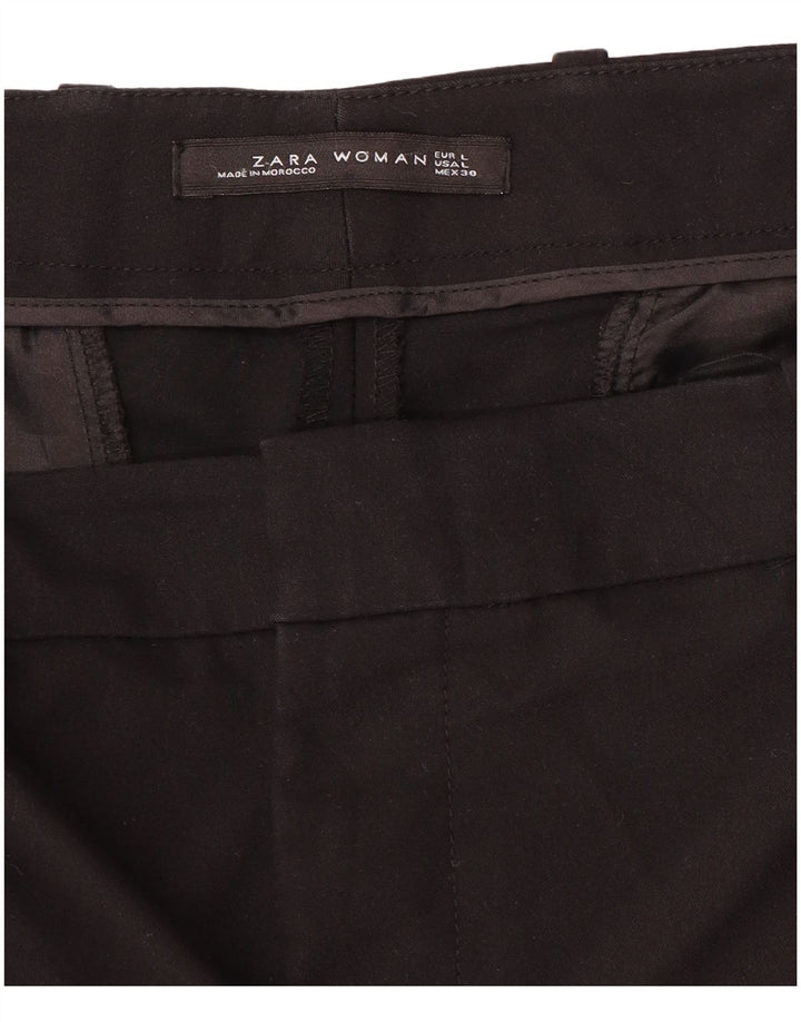 Женские узкие брюки чинос Zara, большие W34 L27, черные