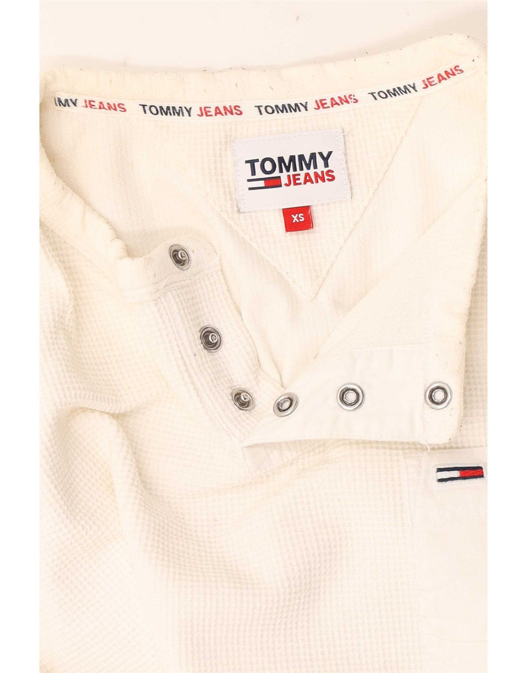 Tommy Hilfiger Мужской топ с длинным рукавом XS Белый