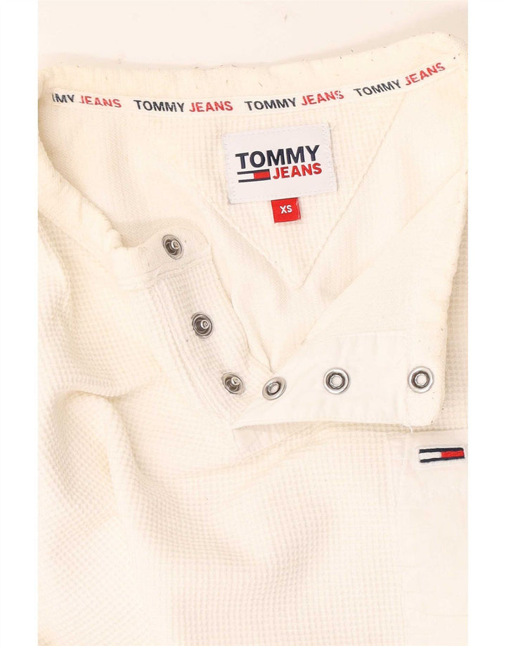Tommy Hilfiger Мужской топ с длинным рукавом XS Белый