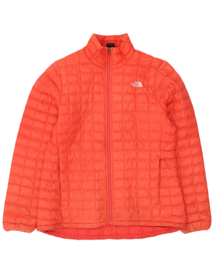 Женская стеганая куртка THE NORTH FACE UK 18 XL оранжевого цвета из полиэстера