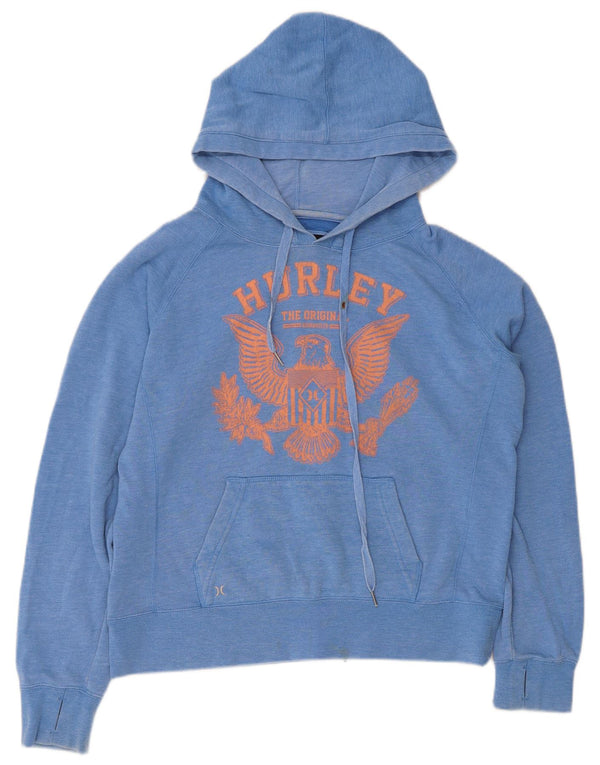Женский джемпер с капюшоном Hurley UK 16, большой синий