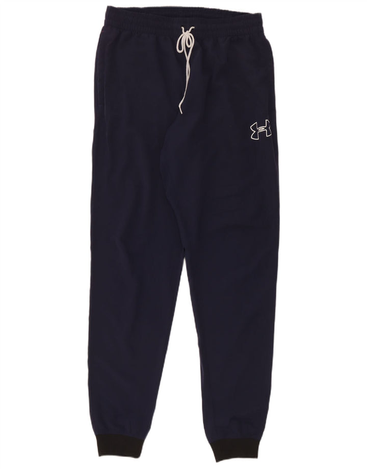 Мужские спортивные брюки Under Armour, джоггеры, средние, темно-синие