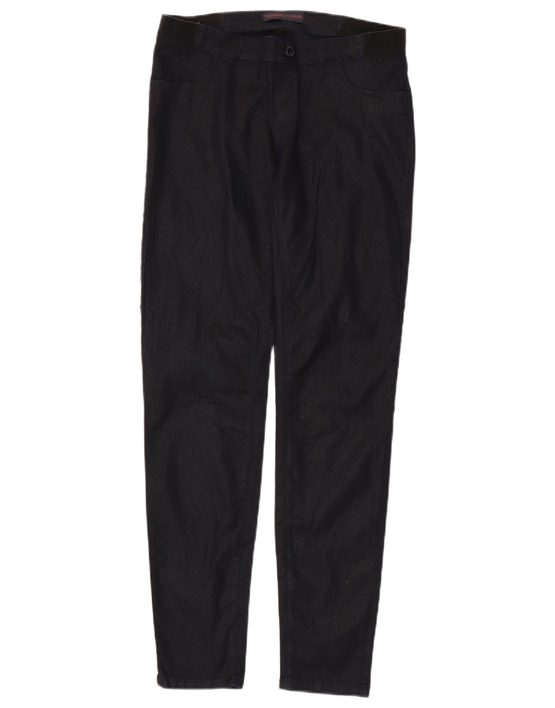 TRUSSARDI Женские узкие повседневные брюки, большие W32 L30, темно-синие, хлопковые