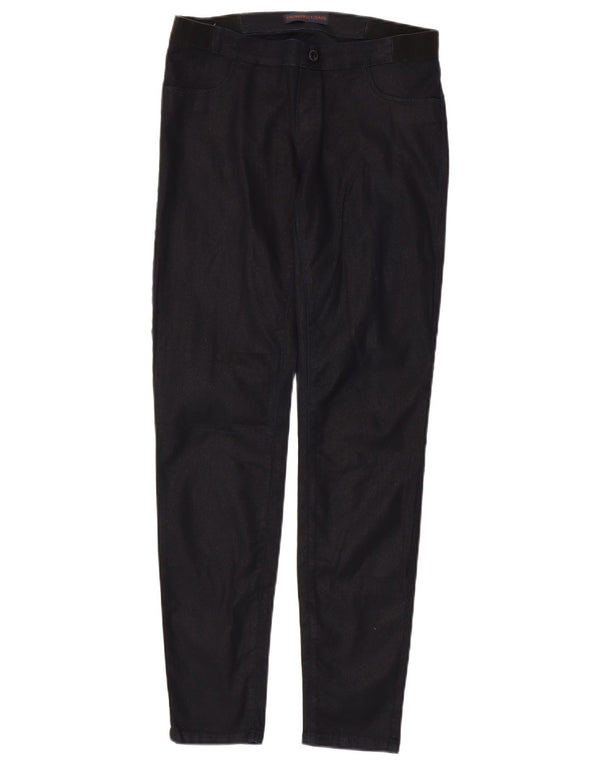 TRUSSARDI Женские узкие повседневные брюки, большие W32 L30, темно-синие, хлопковые