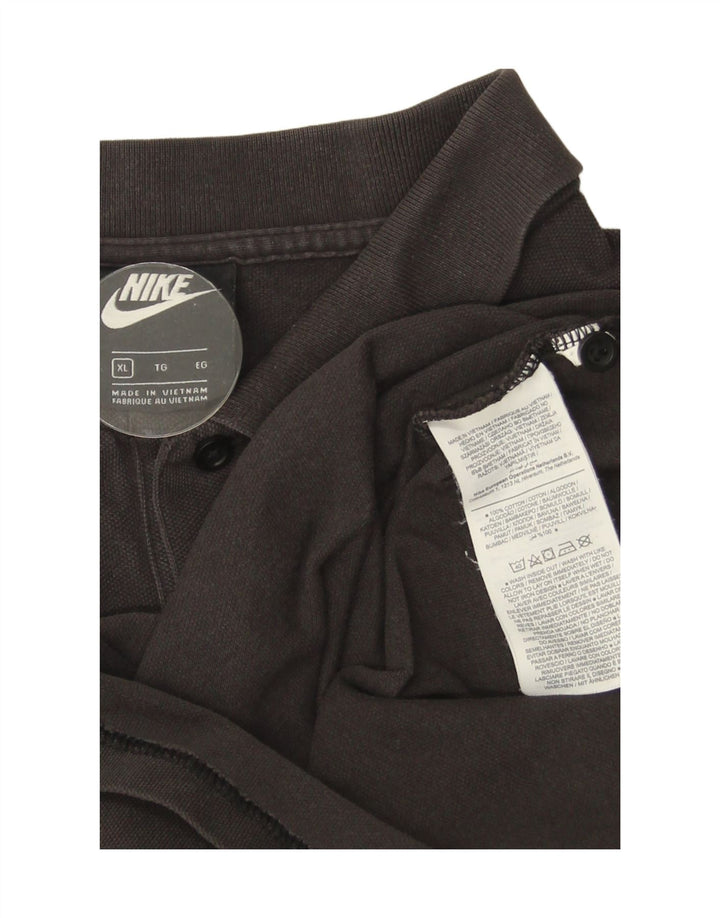 Мужская рубашка-поло Nike XL, черный хлопок