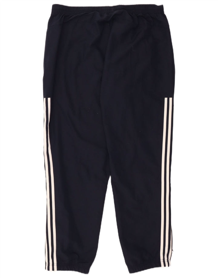Мужские спортивные брюки ADIDAS, джоггеры, большие, темно-синие