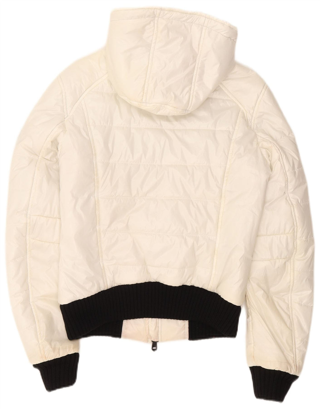 Refrigiwear Женская утепленная куртка-бомбер с капюшоном UK 14, большой белый полиэстер