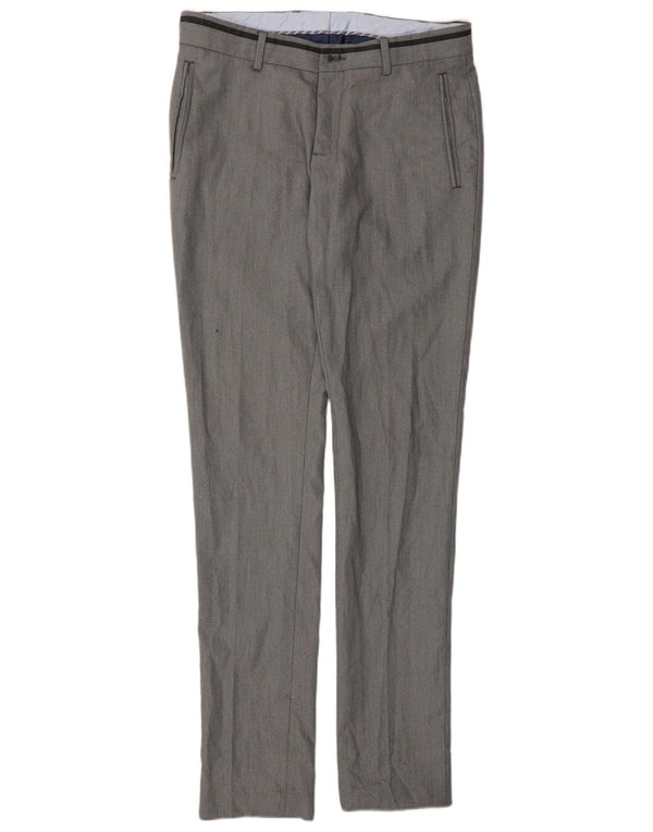 Мужские узкие брюки-чиносы Zara EU 38 Medium W30 L33 Серый полиэстер