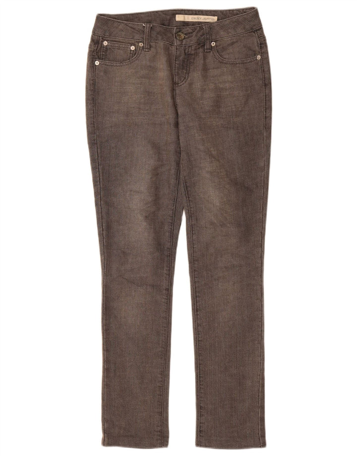 Женские узкие джинсы Dkny США 4, маленькие W28 L30, серые, хлопок