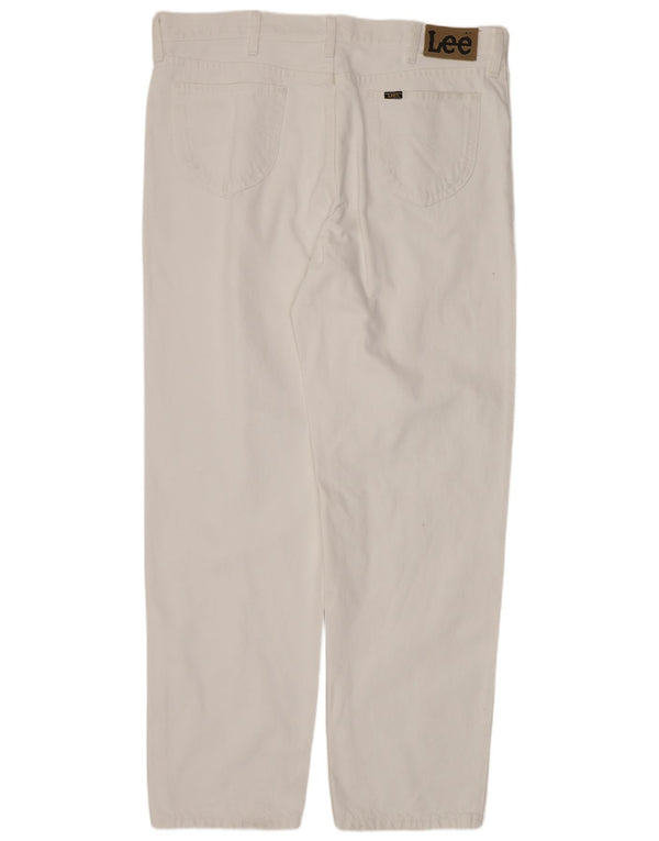 Мужские прямые джинсы LEE Kansas W40 L34, белый хлопок