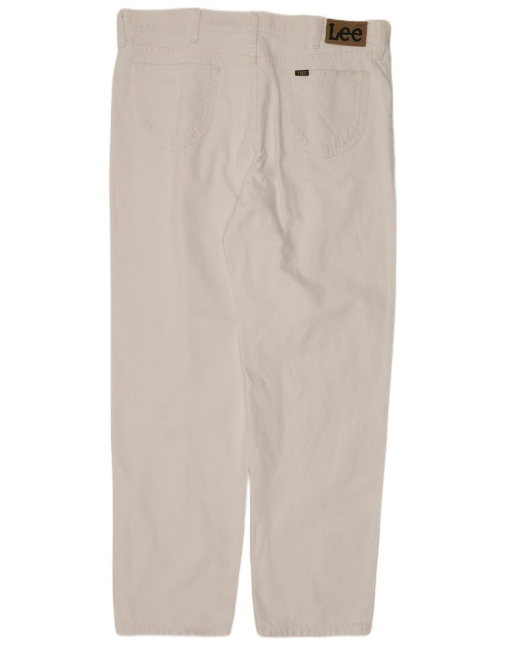 Мужские прямые джинсы LEE Kansas W40 L34, белый хлопок