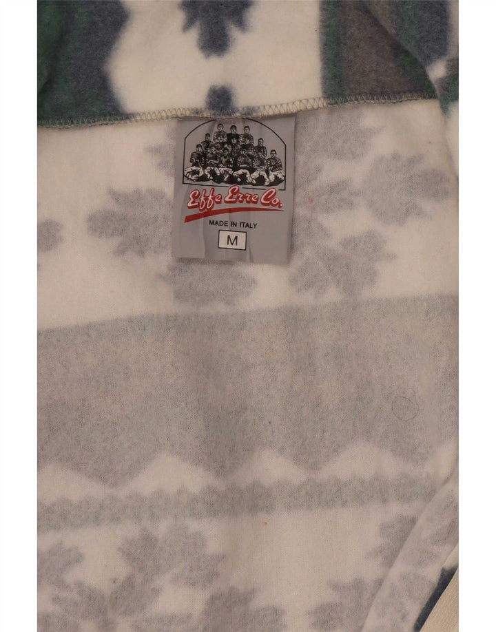 Винтажная мужская флисовая куртка UK 38, средний разноцветный Fair Isle
