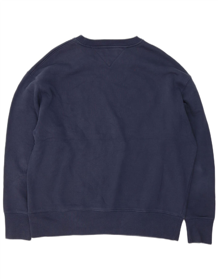 TOMMY HILFIGER Мужской свитер джемпер 2XL темно-синий хлопок