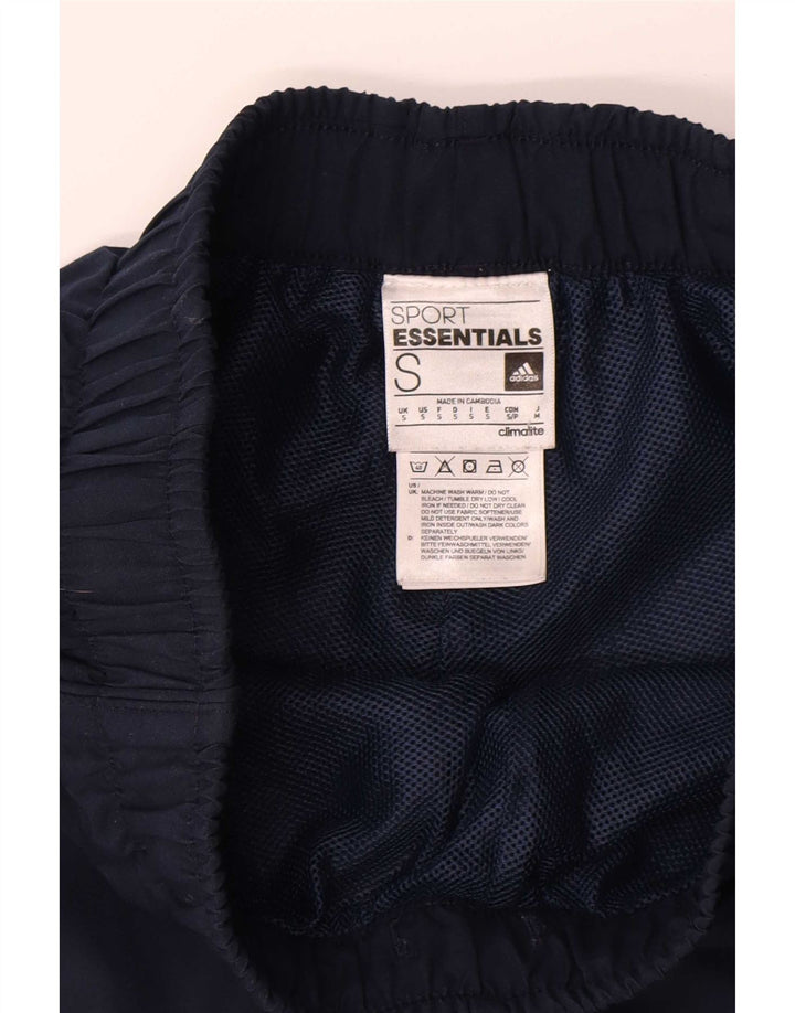 Мужские спортивные шорты Adidas Climalite, маленькие, темно-синие, полиэстер