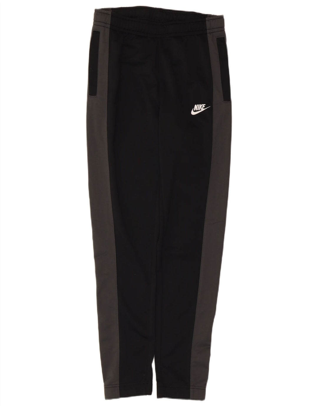 Мужские спортивные брюки Nike XS, черные полиэстер с цветными блоками