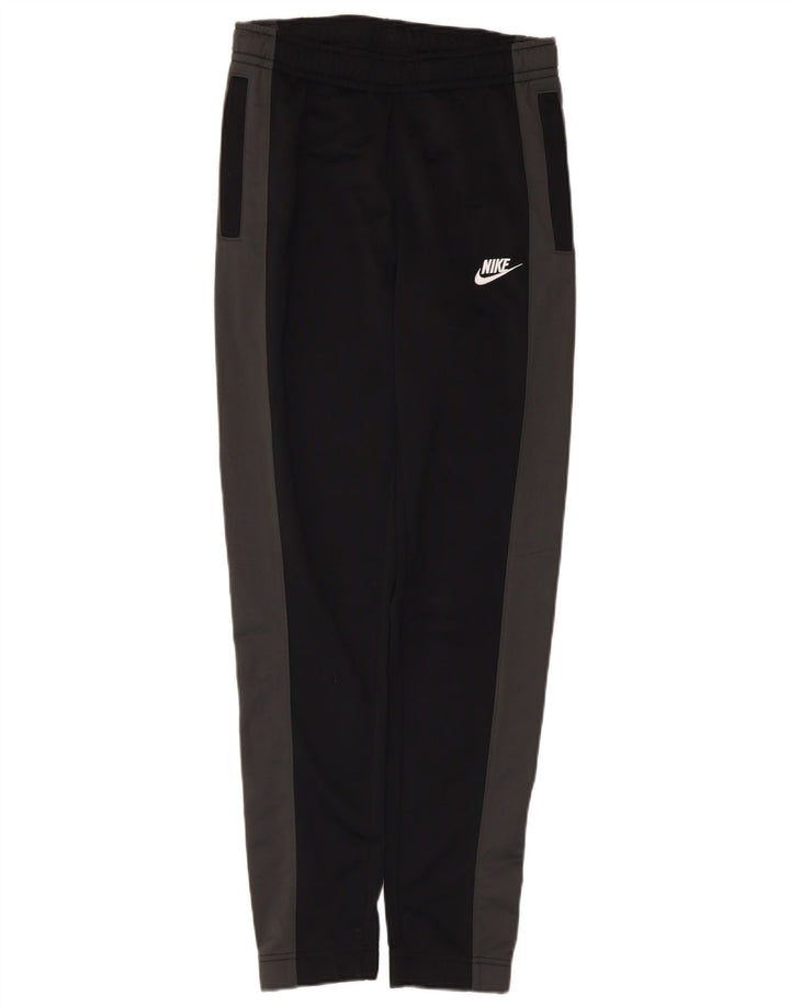 Мужские спортивные брюки Nike XS, черные полиэстер с цветными блоками