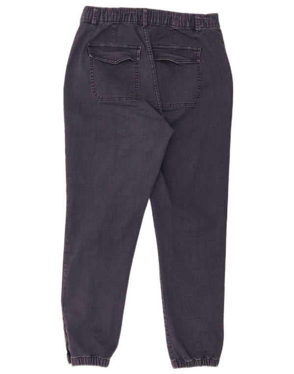 Женские укороченные брюки с высокой талией Marks & Spencer UK 12 Medium W30 L26 Nav