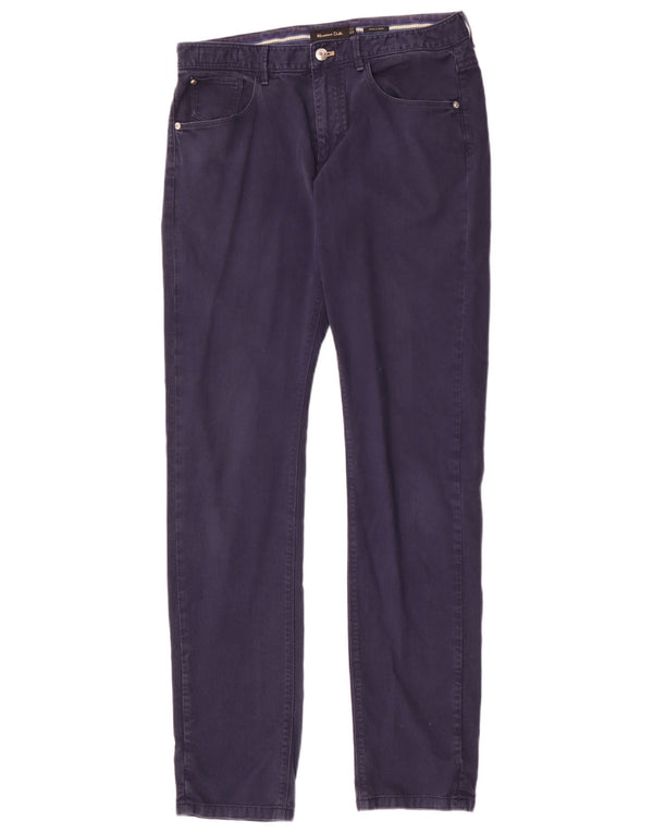 Massimo Dutti Мужские узкие повседневные брюки EU 40 Medium W31 L34 Темно-синие