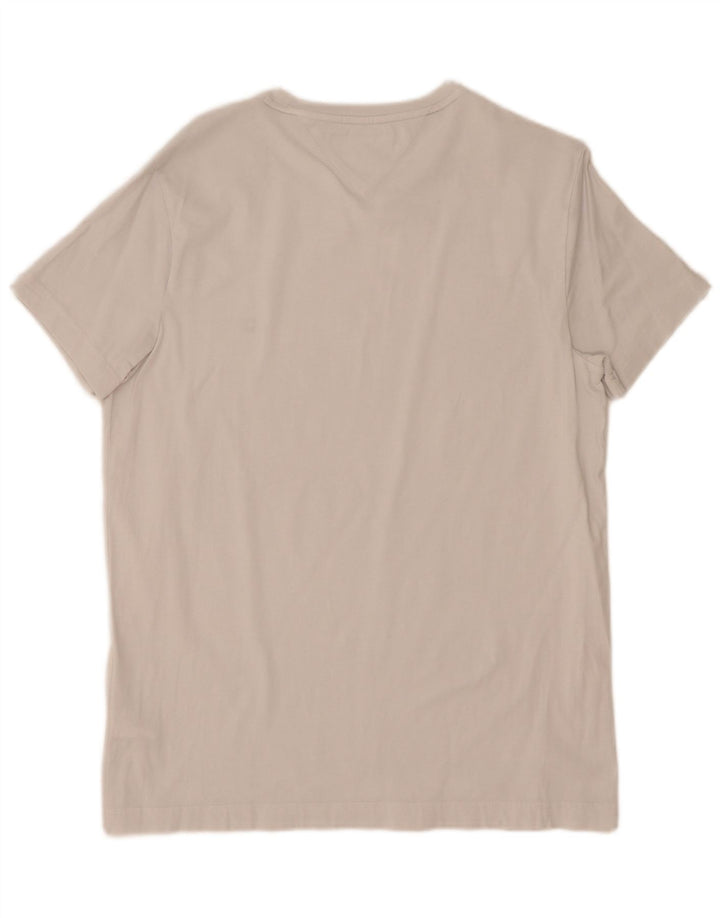 Мужская футболка Tommy Hilfiger Extra Slim, большой белый хлопок