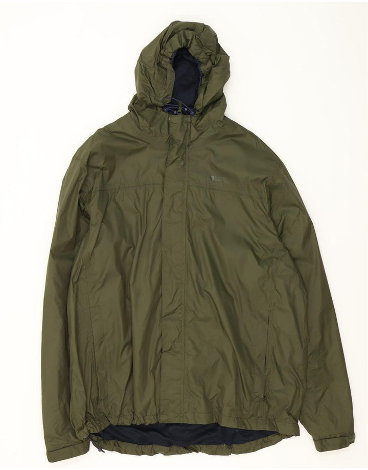 Мужская дождевик с капюшоном Mountain Warehouse UK 44 2XL, полиэстер цвета хаки