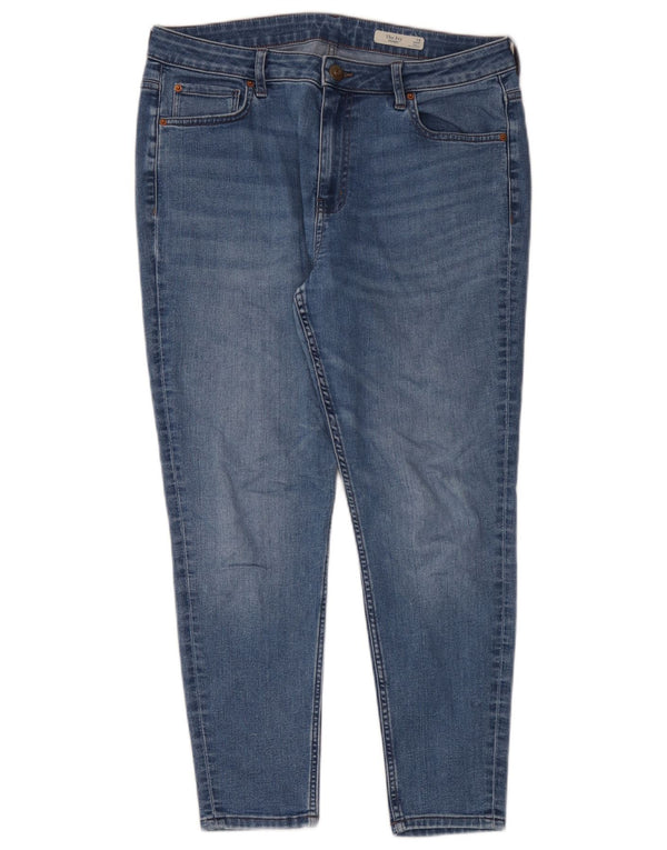 Женские джинсы скинни Marks & Spencer The Ivy UK 16, большие W34 L26, синие, хлопок