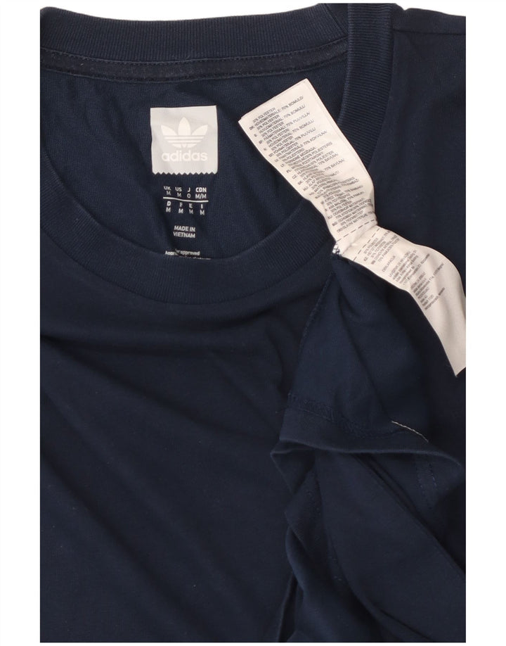 Мужская футболка Adidas Top Medium Navy Blue Хлопок