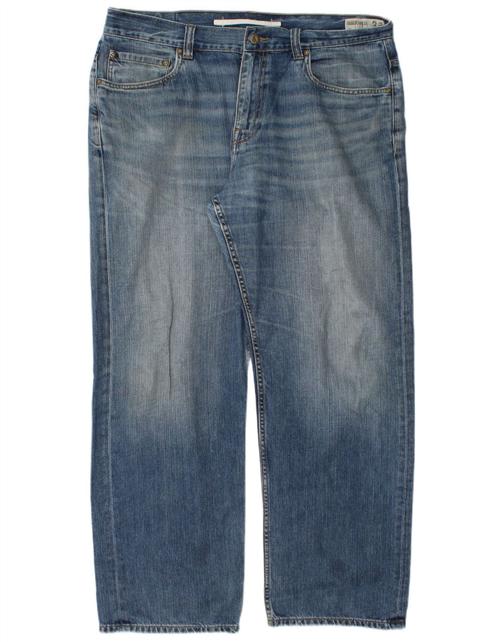 Мужские прямые джинсы TIMBERLAND W38 L31 синие, хлопок