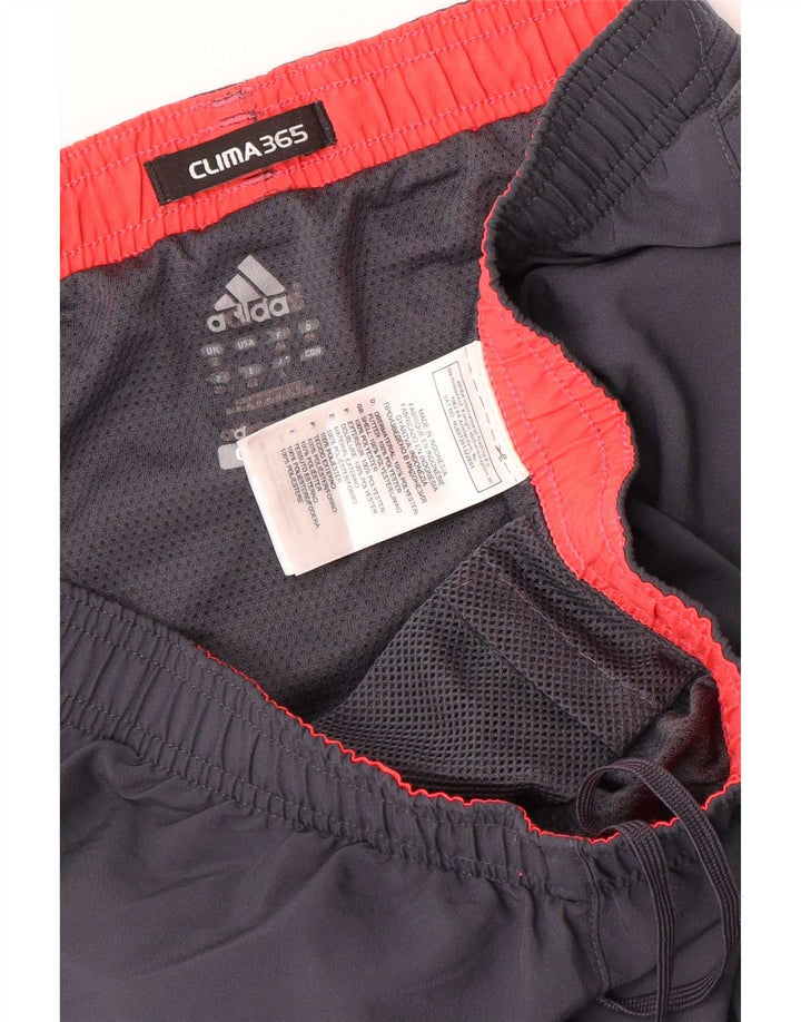 Мужские спортивные шорты Adidas Clima 365, средний серый полиэстер с цветными блоками