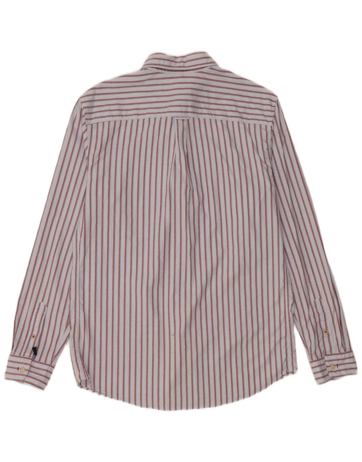 SCOTCH & SODA Mens Regular Fit Shirt Medium Blue Striped Cotton