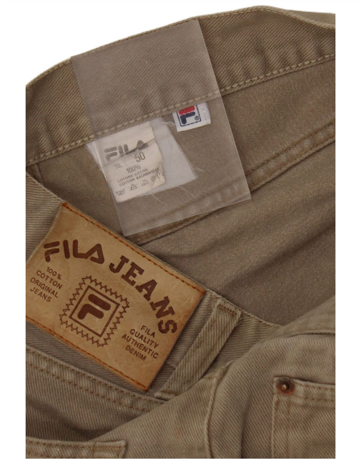 Мужские прямые джинсы FILA IT 50 Large W32 L30 Бежевые, хлопок