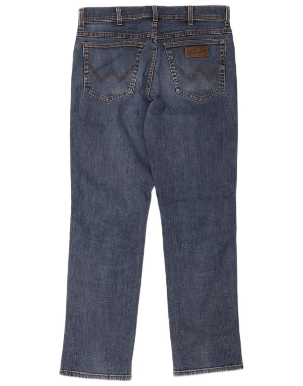 Мужские прямые джинсы Wrangler Texas Stretch W34 L34, синий хлопок