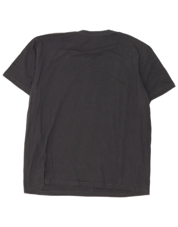 Мужская футболка с рисунком Jack & Jones Top XL, черный хлопок