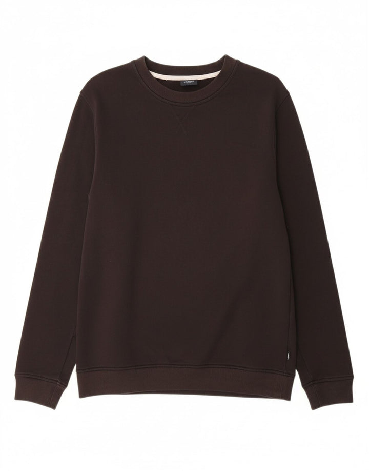 JOOP Mens Sweatshirt Jumper Large Black Colourblock Cotton Vintage Joop and Second-Hand Joop from Messina Hembry 