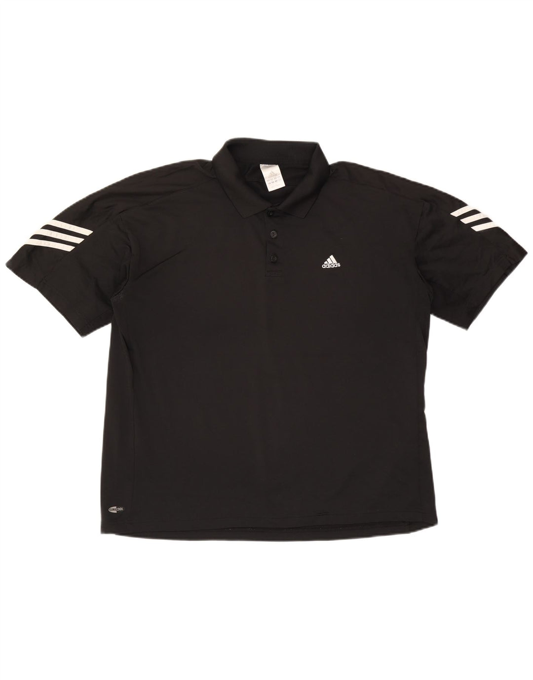Мужская рубашка поло Adidas Climacool XL, черный полиэстер