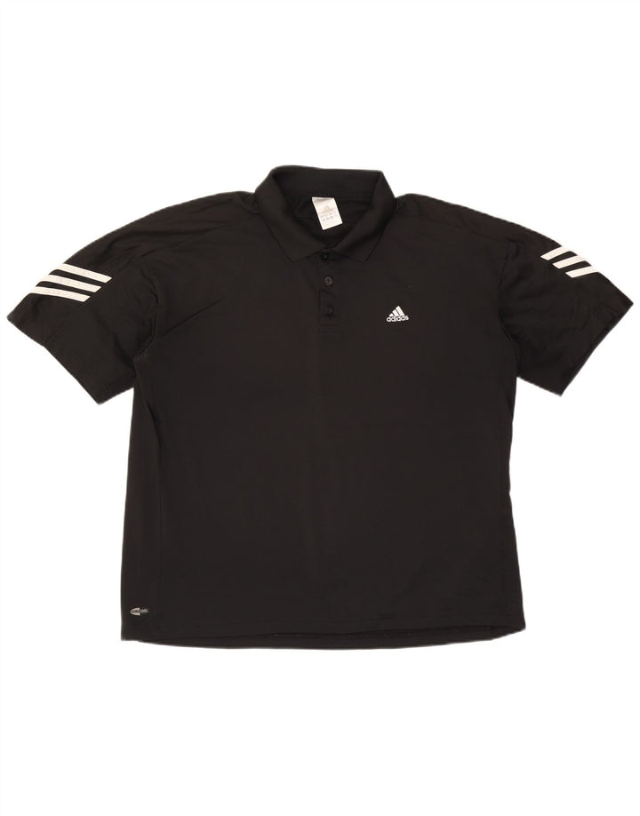 Мужская рубашка поло Adidas Climacool XL, черный полиэстер