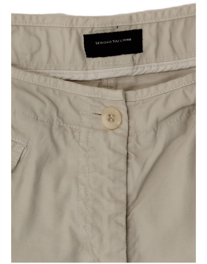 Женские шорты карго Sergio Tacchini большие W32 бежевые