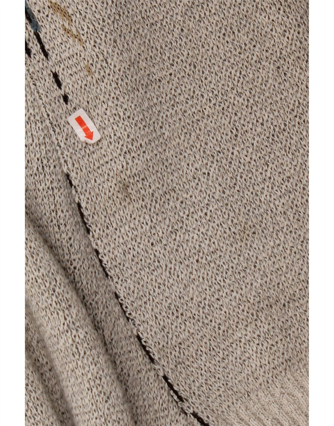 ВИНТАЖНЫЙ мужской джемпер с v-образным вырезом, большой серый геометрический узор