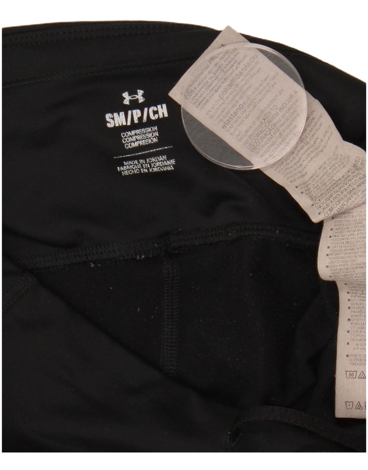 Женские леггинсы UNDER ARMOR UK 10, маленькие черные, полиамид с геометрическим узором