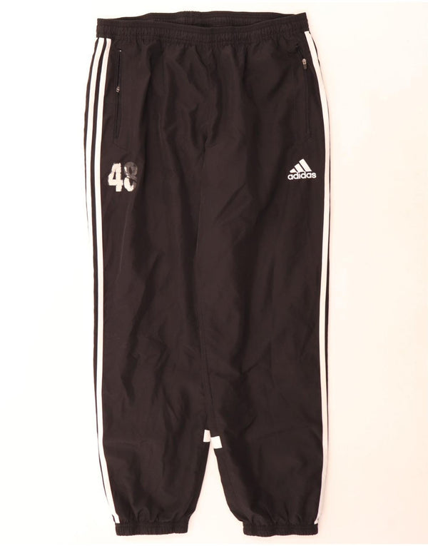 Мужские спортивные брюки Adidas Joggers XL, черные полиэстер с цветными блоками
