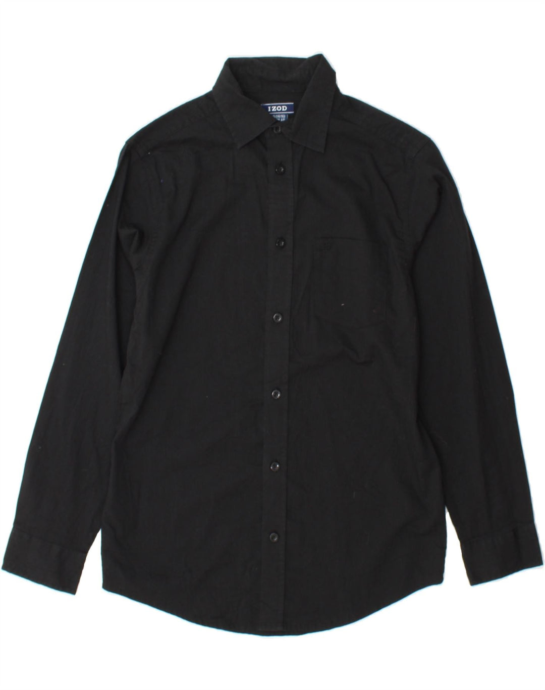 IZOD Boys Regular Shirt 14-15 Years Large Black Striped Cotton Vintage Izod and Second-Hand Izod from Messina Hembry 