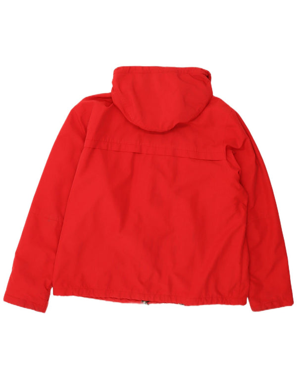 Мужская ветровка с капюшоном LANDS END UK 42 XL, красный нейлон