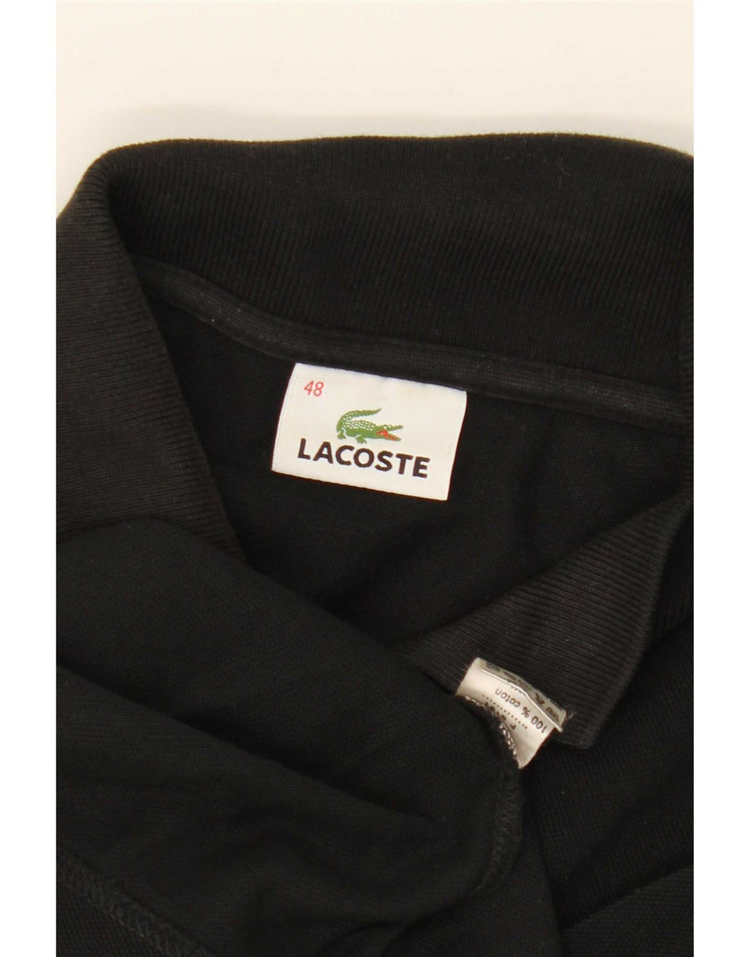 Женская рубашка поло без рукавов Lacoste, размер 48 XL, черная