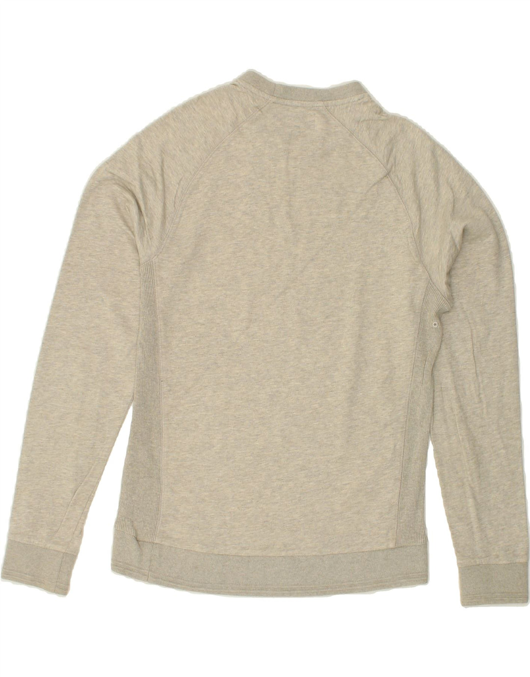 PENGUIN Womens Sweatshirt Jumper UK 14 Medium Grey Floral Cotton Vintage Penguin and Second-Hand Penguin from Messina Hembry 